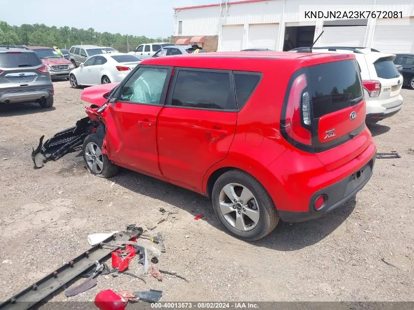 KNDJN2A23K7672081 2019 Kia Soul