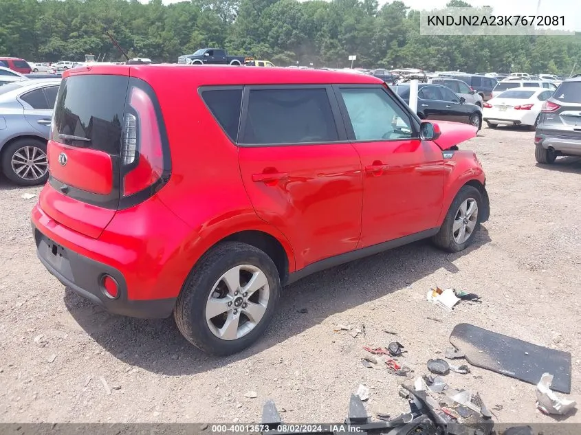 KNDJN2A23K7672081 2019 Kia Soul