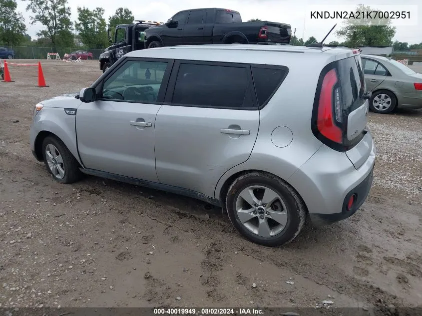 KNDJN2A21K7002951 2019 Kia Soul