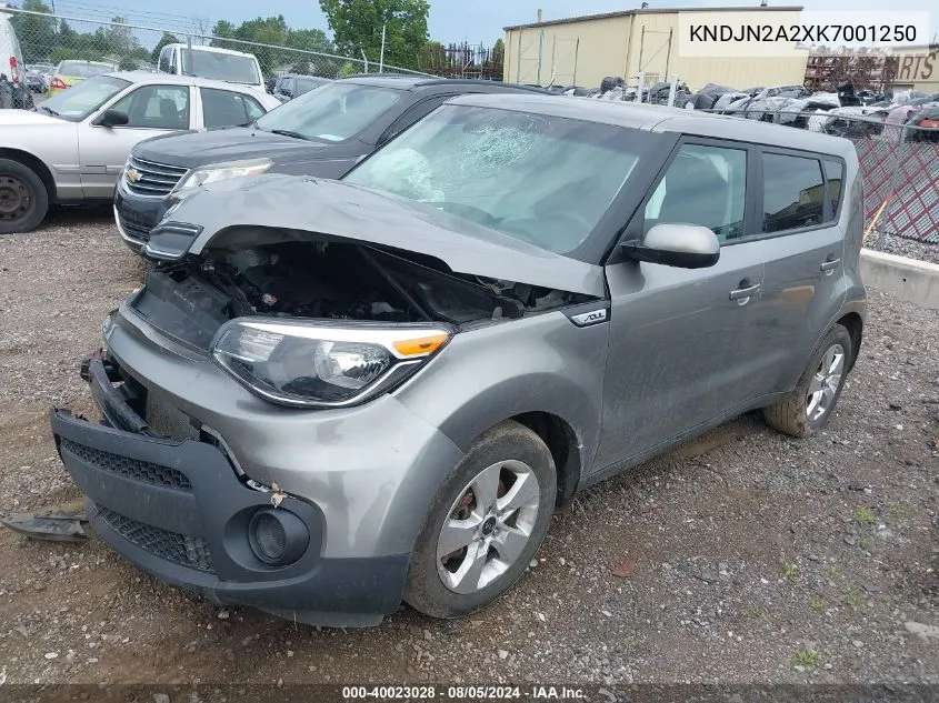 KNDJN2A2XK7001250 2019 Kia Soul