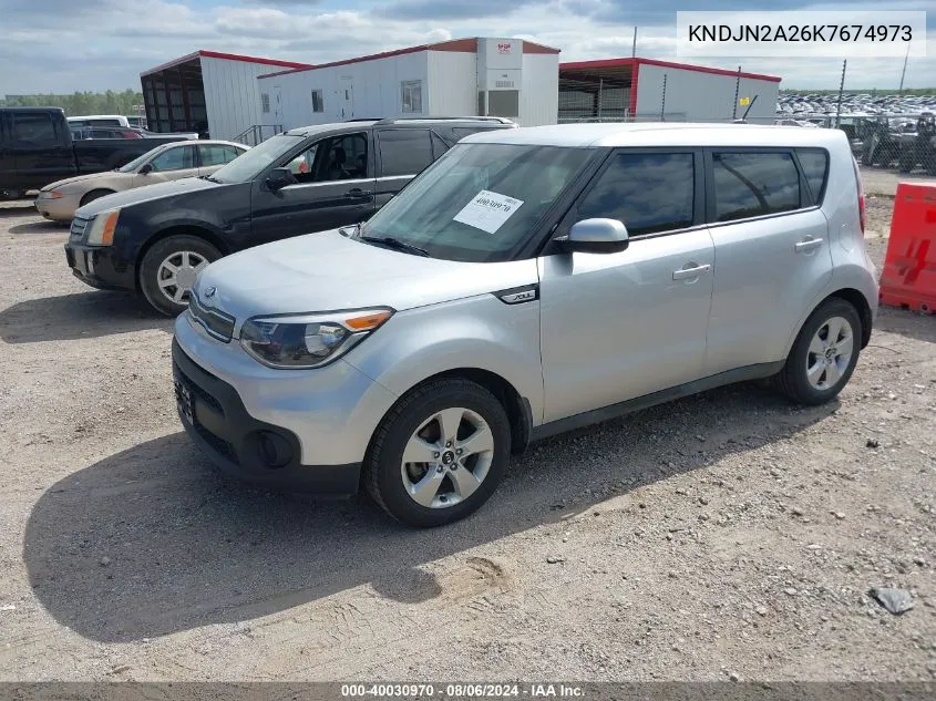 2019 Kia Soul VIN: KNDJN2A26K7674973 Lot: 40030970