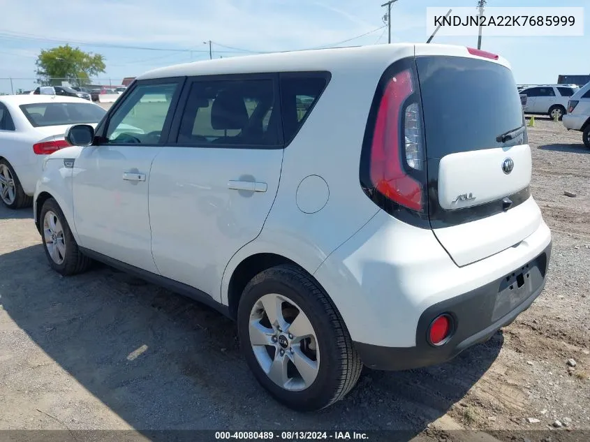 KNDJN2A22K7685999 2019 Kia Soul