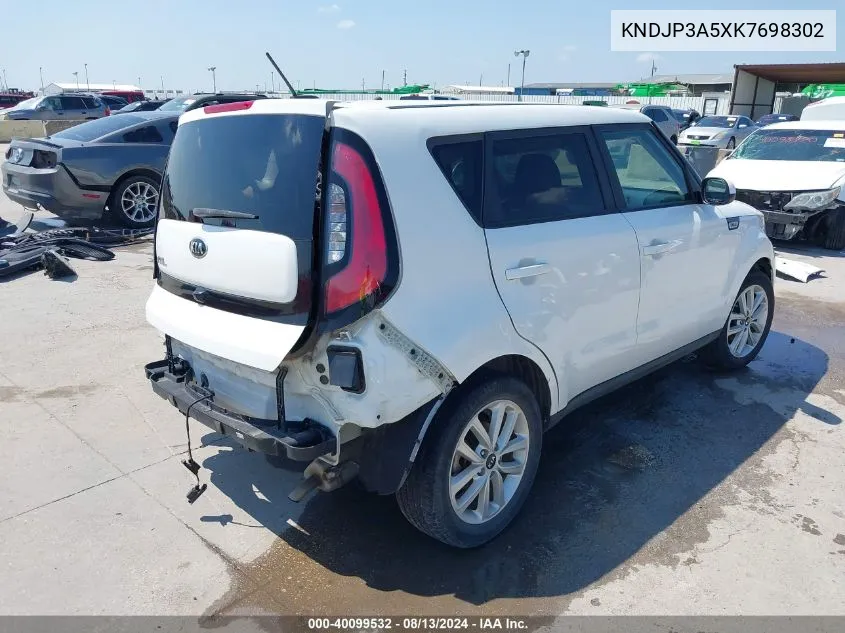 KNDJP3A5XK7698302 2019 Kia Soul +