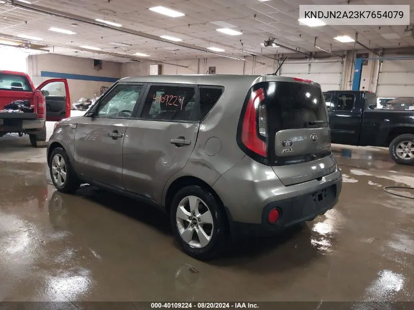 2019 Kia Soul VIN: KNDJN2A23K7654079 Lot: 40109224