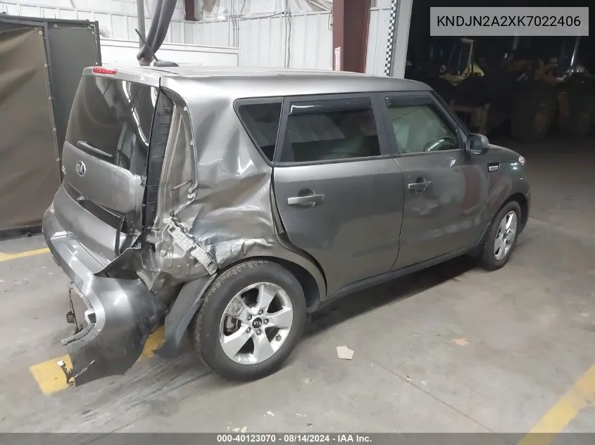 KNDJN2A2XK7022406 2019 Kia Soul