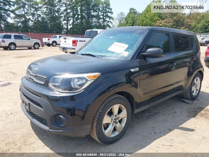 KNDJN2A21K7025646 2019 Kia Soul