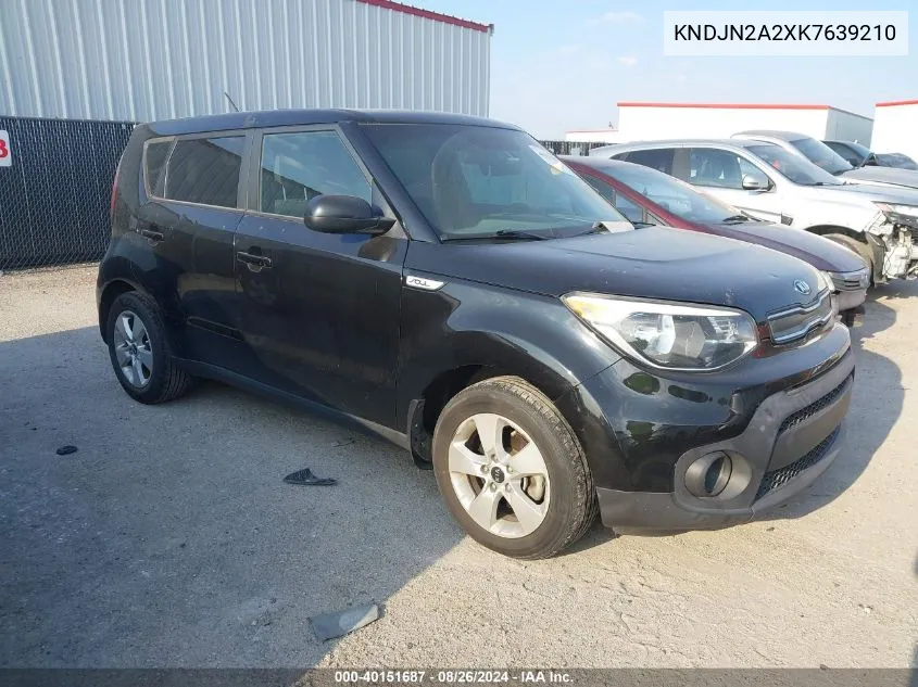 KNDJN2A2XK7639210 2019 Kia Soul