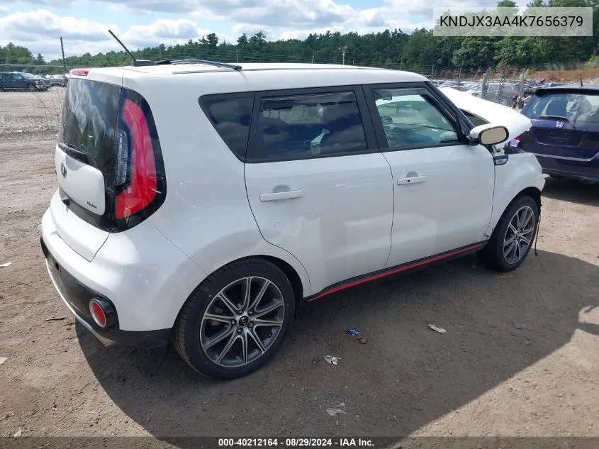 2019 Kia Soul ! VIN: KNDJX3AA4K7656379 Lot: 40212164