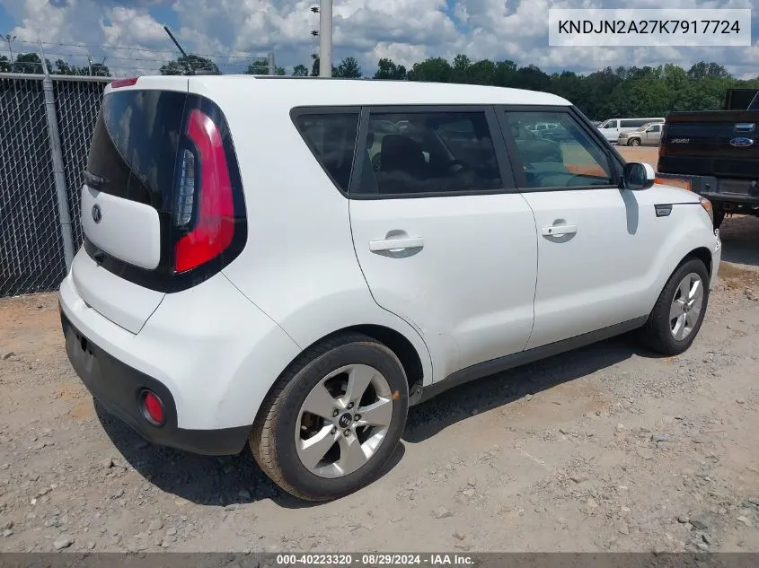 KNDJN2A27K7917724 2019 Kia Soul