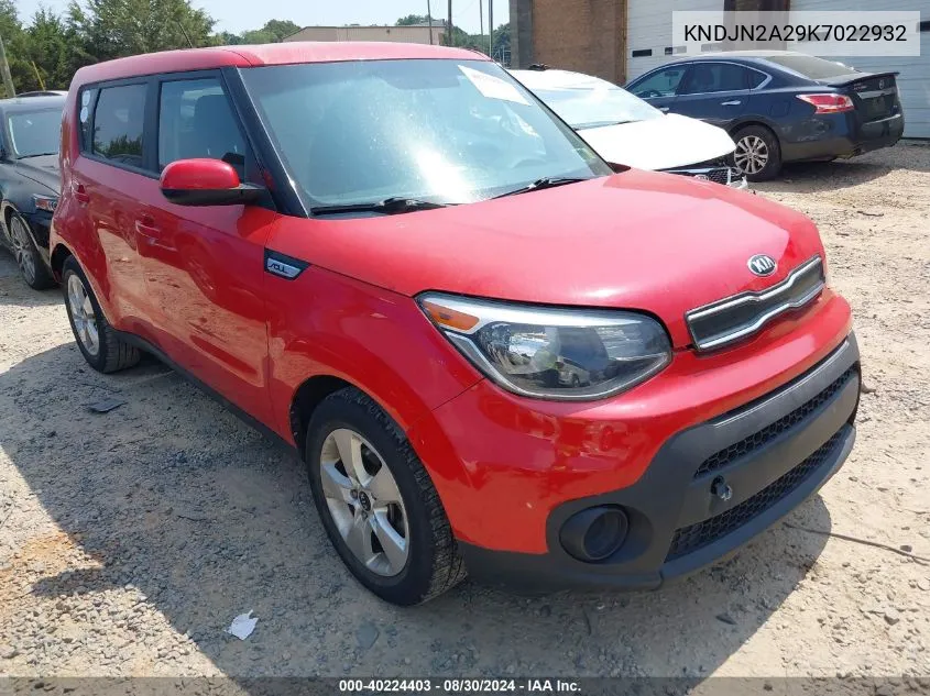 KNDJN2A29K7022932 2019 Kia Soul