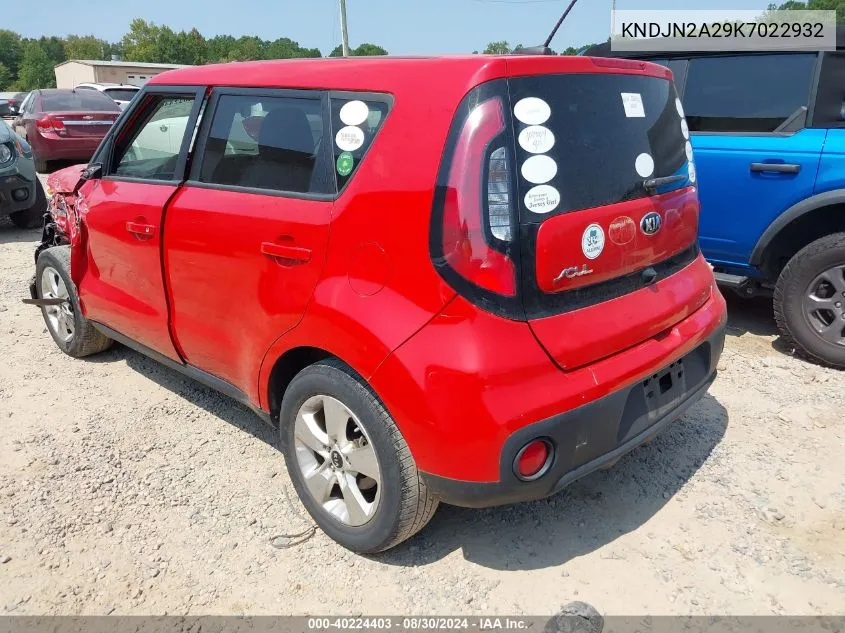 KNDJN2A29K7022932 2019 Kia Soul