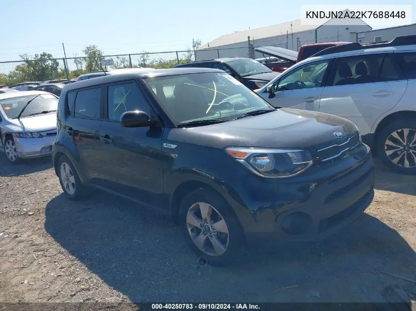 2019 Kia Soul VIN: KNDJN2A22K7688448 Lot: 40250783