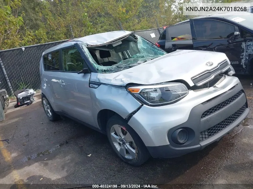 2019 Kia Soul VIN: KNDJN2A24K7018268 Lot: 40324198