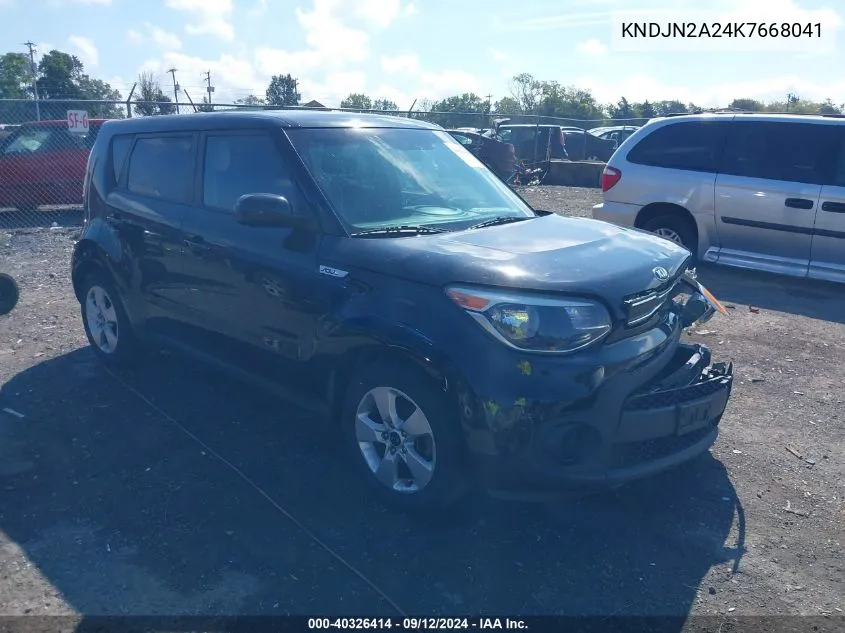 2019 Kia Soul VIN: KNDJN2A24K7668041 Lot: 40326414