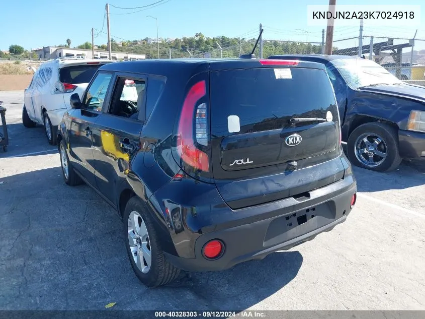 KNDJN2A23K7024918 2019 Kia Soul