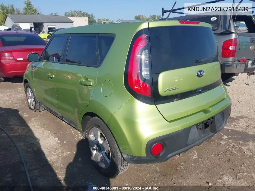 KNDJN2A23K7916439 2019 Kia Soul