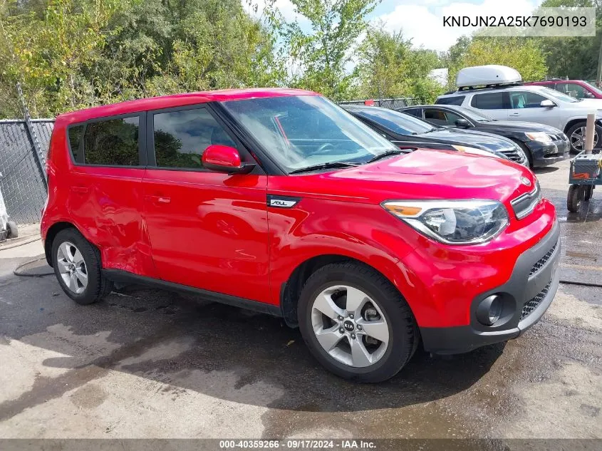 KNDJN2A25K7690193 2019 Kia Soul