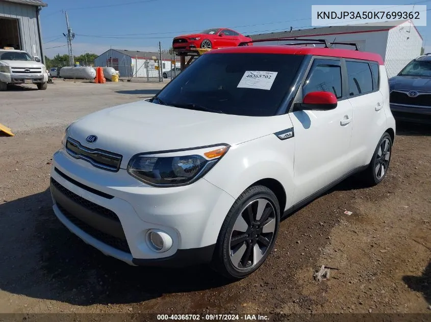 KNDJP3A50K7699362 2019 Kia Soul +