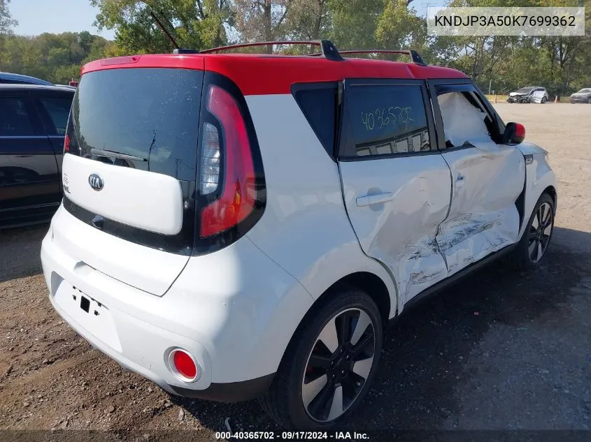 KNDJP3A50K7699362 2019 Kia Soul +