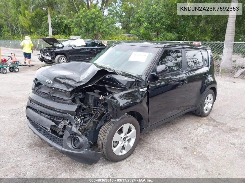 KNDJN2A23K7692363 2019 Kia Soul