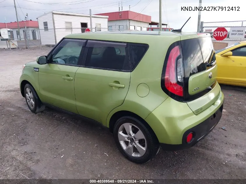 KNDJN2A27K7912412 2019 Kia Soul