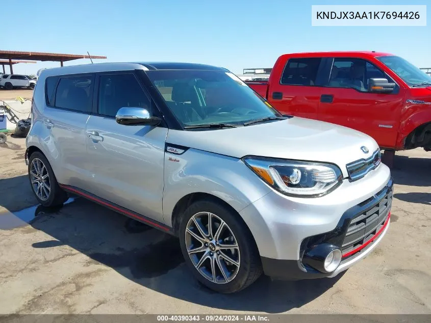 2019 Kia Soul ! VIN: KNDJX3AA1K7694426 Lot: 40390343