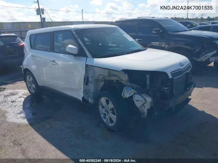 KNDJN2A24K7001535 2019 Kia Soul