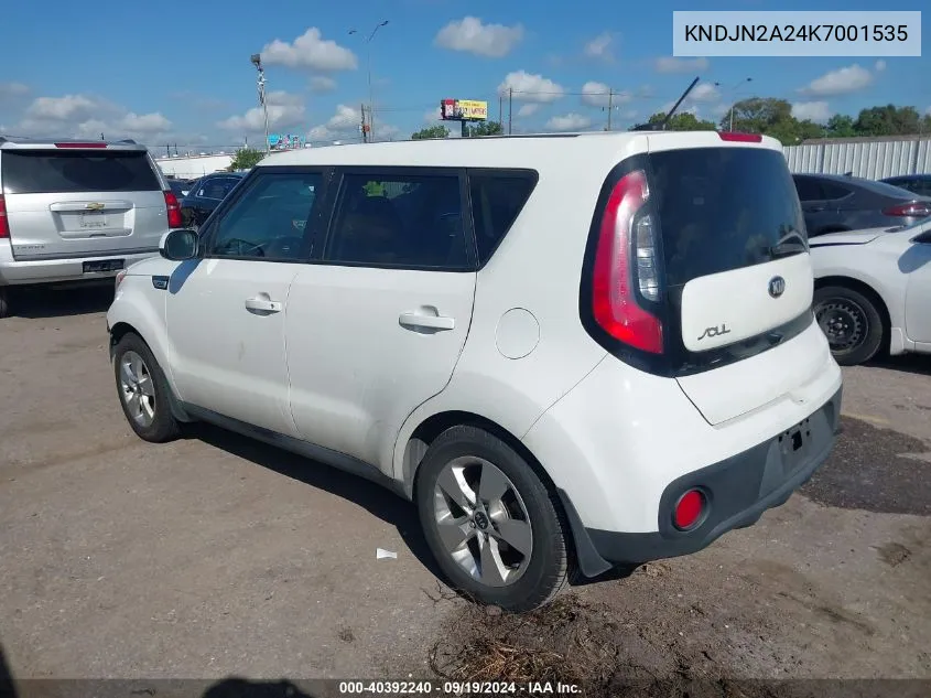 KNDJN2A24K7001535 2019 Kia Soul