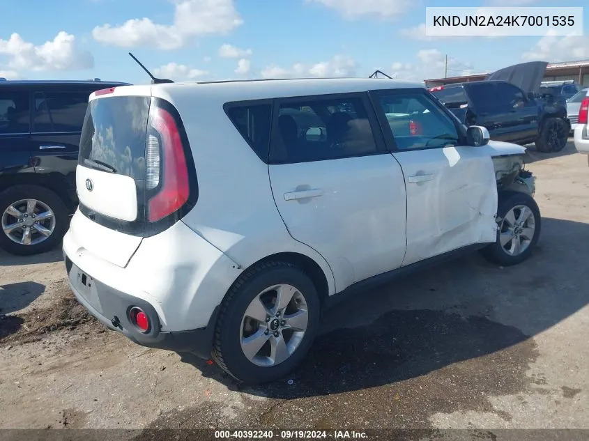 KNDJN2A24K7001535 2019 Kia Soul