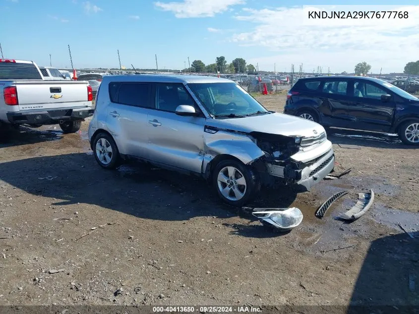 2019 Kia Soul VIN: KNDJN2A29K7677768 Lot: 40413650