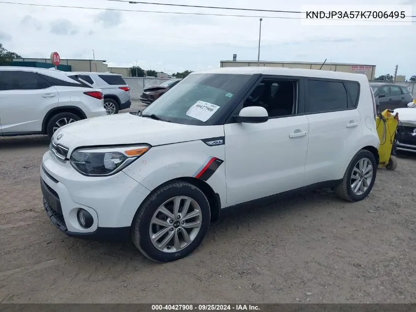 2019 Kia Soul + VIN: KNDJP3A57K7006495 Lot: 40427908