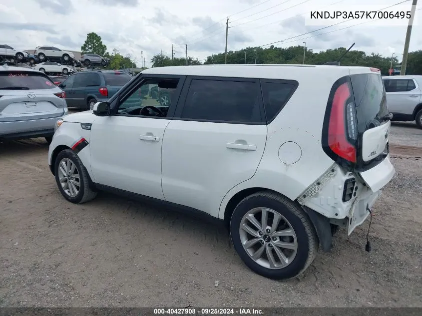 2019 Kia Soul + VIN: KNDJP3A57K7006495 Lot: 40427908