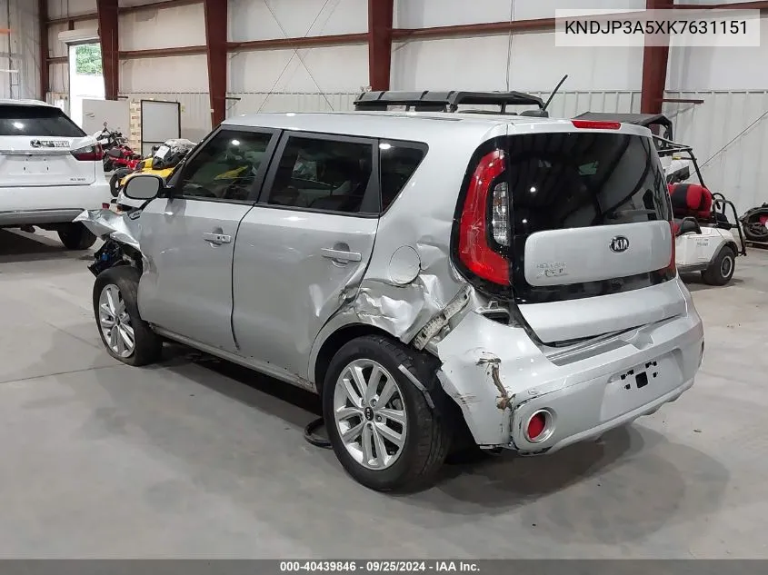 KNDJP3A5XK7631151 2019 Kia Soul +