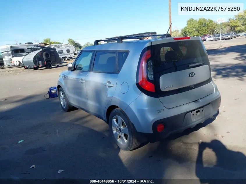 KNDJN2A22K7675280 2019 Kia Soul