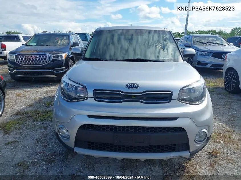 2019 Kia Soul + VIN: KNDJP3A56K7628523 Lot: 40502399