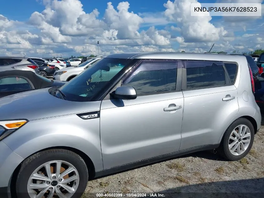 2019 Kia Soul + VIN: KNDJP3A56K7628523 Lot: 40502399