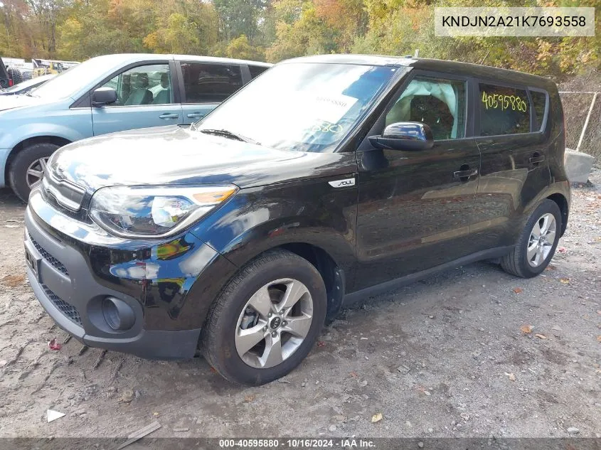 2019 Kia Soul VIN: KNDJN2A21K7693558 Lot: 40595880