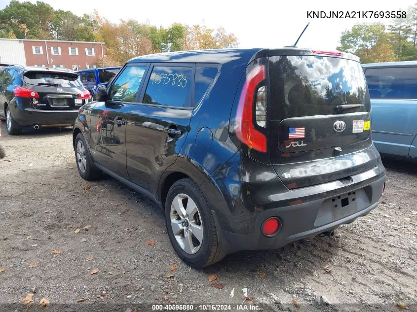 2019 Kia Soul VIN: KNDJN2A21K7693558 Lot: 40595880