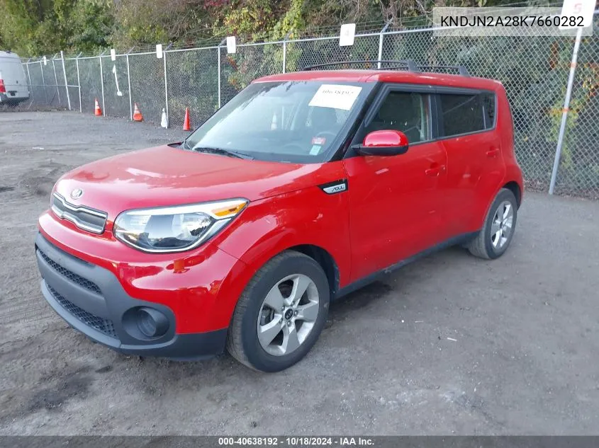 2019 Kia Soul VIN: KNDJN2A28K7660282 Lot: 40638192