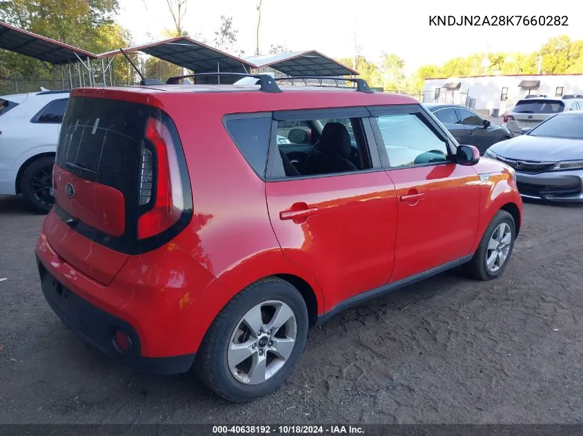 2019 Kia Soul VIN: KNDJN2A28K7660282 Lot: 40638192