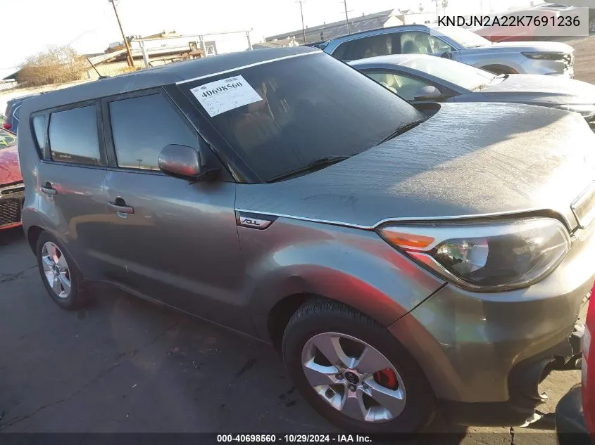 2019 Kia Soul VIN: KNDJN2A22K7691236 Lot: 40698560