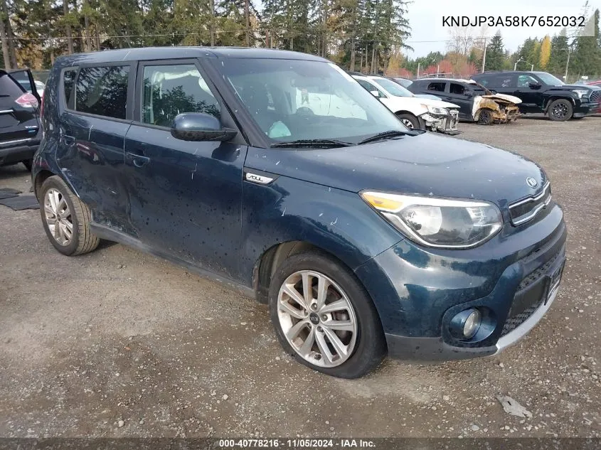 KNDJP3A58K7652032 2019 Kia Soul +