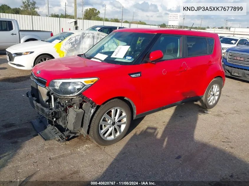 2019 Kia Soul + VIN: KNDJP3A5XK7677899 Lot: 40820767