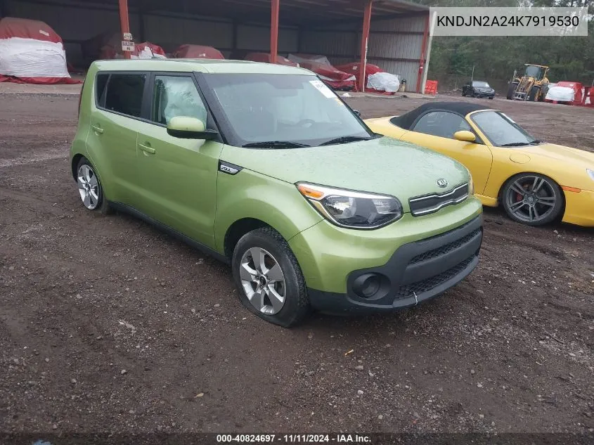 2019 Kia Soul VIN: KNDJN2A24K7919530 Lot: 40824697