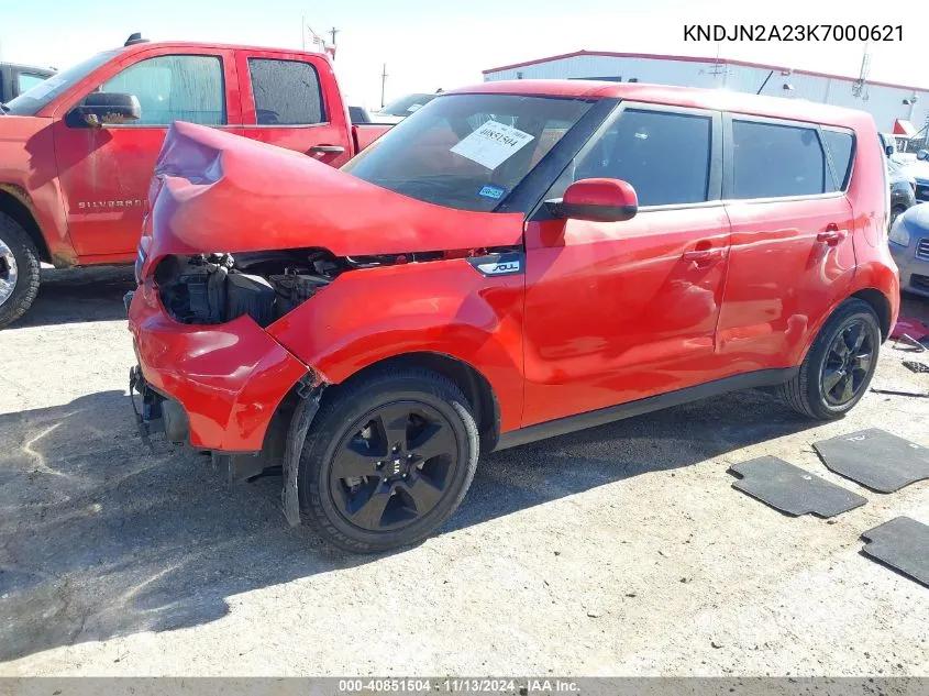 KNDJN2A23K7000621 2019 Kia Soul