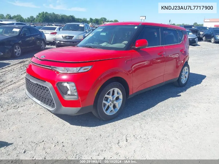 2020 Kia Soul S VIN: KNDJ23AU7L7717900 Lot: 39196613