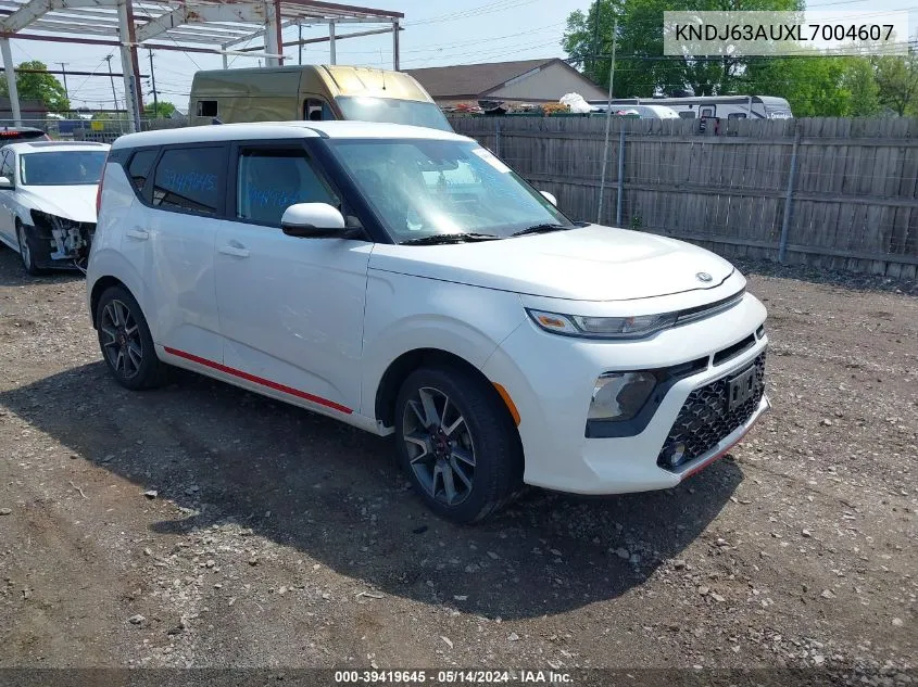 2020 Kia Soul Gt-Line VIN: KNDJ63AUXL7004607 Lot: 39419645