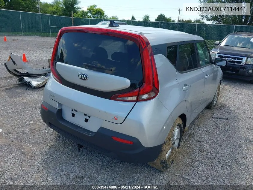 2020 Kia Soul S VIN: KNDJ23AUXL7114441 Lot: 39474886