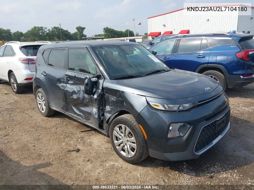 2020 Kia Soul Lx VIN: KNDJ23AU2L7104180 Lot: 39533221