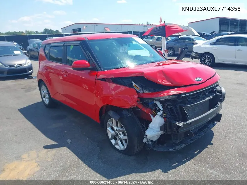 2020 Kia Soul S VIN: KNDJ23AUXL7714358 Lot: 39621453